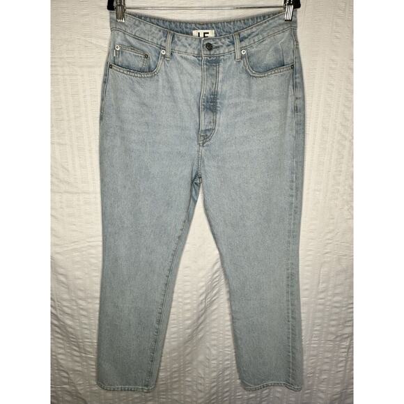 Lovers + Friends Denim - Lovers And Friends Jeans Women 30 Blue Reece High Rise Rigid Slim Straight Denim
